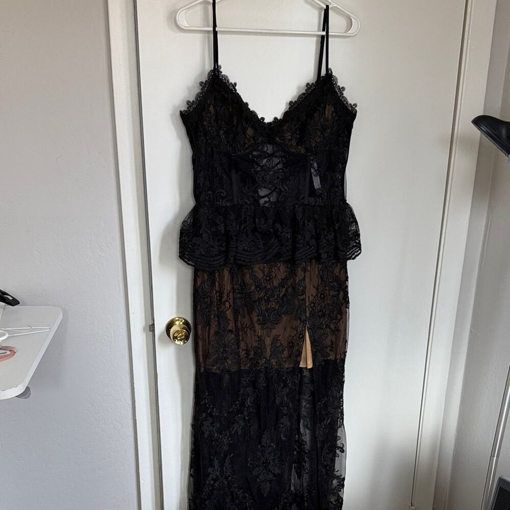 New NWT V. Chapman Ophilia Dress — Black Size 12 - Picture 5 of 8